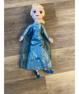 Disney Frozen Princess Elsa 20&#39;&#39;  Doll  Plush /Stuffed - £7.89 GBP