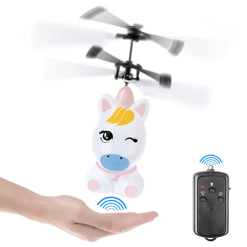 Electric Animal Toys Inductive Unicorn Aircraft Rechargeable Light Aircraft - $24.80