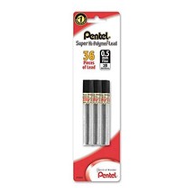Pentel® Super Hi-Polymer® Leads, 0.5 mm, 2B, 12 Leads Per Tube, Pack Of ... - £12.65 GBP