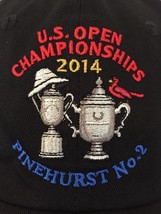 2014 Golf US Open Championship Pinehurst No 2 Black Adjustable Baseball ... - £23.88 GBP