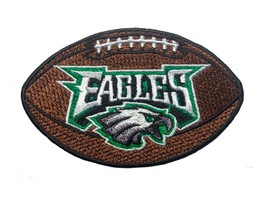 Embroidered Patch. Philadelphia eagles Ball. Iron On. Sew On. Size 5&#39;&#39; x 3.2&#39;&#39; - £6.65 GBP