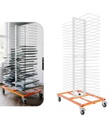 50 Shelves Paint Drying Stand Rack with 4 Caster Wheels 25lbs/Shelf Capa... - $9,129.66 MXN