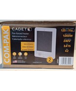 Cadet Com-Pak CSC102W 240V 1000W Wall Heater - White Brand New! - $127.68 CAD