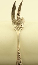 Vintage Sheffield Sterling Silver floral  flatware Serving fork - £136.28 GBP