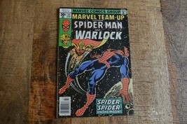 Marvel Team-Up #55 Spider-Man Adam Warlock Comic Book 1977 VF 7.5 - $19.24