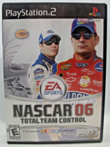 NASCAR 06 Total Team Control PlayStation 2 PS2 Video Game Tested Works No Book - £2.30 GBP