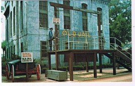 Florida Postcard Old Jail St Augustine Gallows Burial Wagon &amp; Box - £1.64 GBP