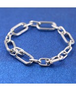 925 Sterling Silver ME Five Openable Link Chain Bracelet  593363C00 - $52.82 CAD+
