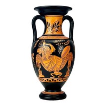 God Apollo and Daphne painting Ancient Greek Vase Pottery - £51.95 GBP