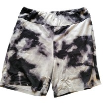 Circle trends xl black white tie dye shorts - $9.00