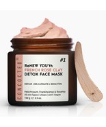 CONCOCTED ReNew Youth French Rose Clay Detox &amp; Anti-Pigmentation Face Ma... - £21.69 GBP