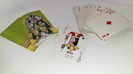 Vtg Judy Hagstrom Playing Cards Quirky House Deck STARDUST Hoyle Jokers Green - $8.42