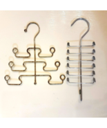 Metal NECK TIE ORGANIZER LOT of 2 Belt Scarf Hanger Closet Organization - $263.43 MXN