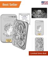 2018 - Present Random Year P 1 oz Silver Bar Australia Perth Mint Dragon Seri... - $193.86