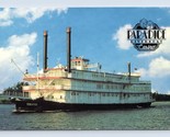 Par-a-Dice Riverboat Casino Peoria Illinois IL UNP Chrome Postcard L16 - $9.85