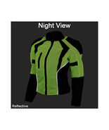 Women&#39;s High Visibility Green Mesh Motorcycle Riding Jacket with CE Armo... - $1,862.49 MXN+