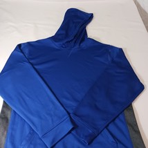 BCG Men's Blue & Gray Pullover Long Sleeve Hoodie Sweatshirt Pockets Size Large image 12