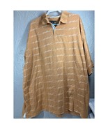 Marithe Francois Girbaud Polo Shirt Mens Spellout Signature Gold Vintage... - $744.05 MXN