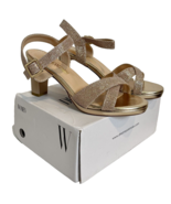 Dream Pairs Women&#39;s Champagne Glitter Sandals Size 6 New in Box - €16,22 EUR