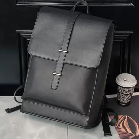 Men&#39;s Business Office Backpack School bags Large Travel Backbag Male Sol... - £58.12 GBP