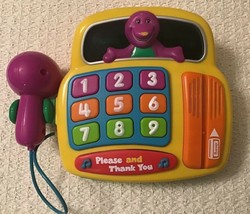 Barney the Dinosaur PLEASE AND THANK YOU Cash Register - Mattel, 87939 - £16.33 GBP