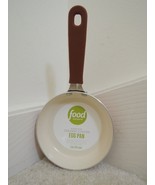 Food Network 5 in Ceramic Nonstick Egg Pan Copper Color Mini Frying Pan NWT - £13.76 GBP