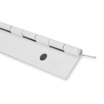 3/4 In W X 72 In H White Enamel Continuous Hinge - £92.02 GBP