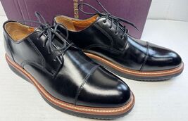 Johnston &amp; Murphy  Upton Dress Cap Toe Shoes, Black Full Grain, 11.5 M - $77.60