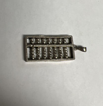 VTG Sterling Silver - Abacus Counting Frame Bracelet Charm - £12.62 GBP