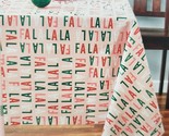 Printed Peva Tablecloth,60&quot;x84&quot;Oblong (6-8 people) CHRISTMAS,FALALALA ON... - $15.83