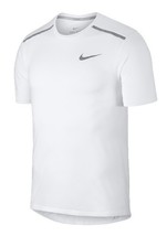 NWT men&#39;s large nike Breathe Rise 365 Dri Fit Running Shirt white AQ9919... - $531.80 MXN