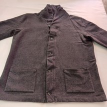 Lands' End Women's Gray Button Long Sleeve Coat Size L (42-44) image 8