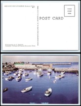 Massachusetts Postcard - Rockport, Birds Eye View Harbor H9 - £2.32 GBP