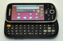 Samsung Intercept M910 Android Phone Virgin Mobile STEEL GRAY qwerty 3G Grade C - £12.46 GBP