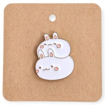 Kawaii Bunny Stack Enamel Pin - $19.90