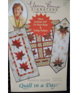 Pattern for Autumn Leaves or Turkey Table Runner &amp; Wall Hanging (No Rule... - £3.91 GBP
