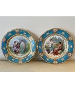 Antique Set of 2 Imperial Crown Austria Cabinet Plates - £275.84 GBP