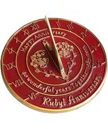 NauticalMart 40th Ruby Anniversary Unique Marriage Present for Parents, ... - €67,52 EUR