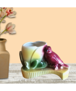 American Bisque Red Bird Planter Vintage Ceramic Succulent Pot Home Deco... - £11.84 GBP