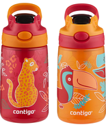 Contigo Aubrey Kids Cleanable Water Bottle with Silicone Straw and Spill... - £22.51 GBP