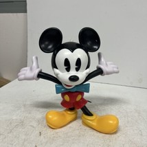 Walt Disney World Park Mickey Mouse Figurine Cup With Straw Disney - £15.57 GBP