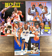 Lot Of 3 Beckett Basketball Monthly Magazines 1994 1995 1996 Penny Hardaway 90s - £11.64 GBP