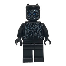 Lego Black Panther Minifigure Metallic Blue 76099 sh478 Marvel - £7.97 GBP