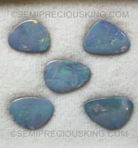 Natural Doublet Opal Freeform Play of Colors Australian SI1 Clarity Loose Gemsto - £32.12 GBP