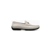 Stacy Adams Corley Moc Toe Bit Slip On Light Weight Summer Shoes White 25579-100 image 7