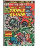 Marvel Triple Action #21 ORIGINAL Vintage 1974 Reprint Avengers 27 Scarl... - £11.64 GBP