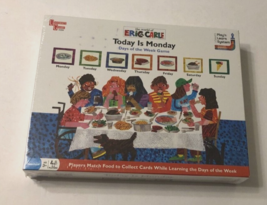 Eric Carle Today Is Monday Board Game 2010 Educational University Learn Play New - £8.55 GBP