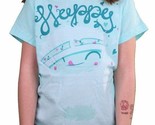 Iron Fist Girls Happy Camper Turquoise Blue Aqua Youth Little Big Kids T... - $11.21