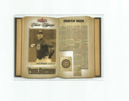 Greg Maddux (Chicago Cubs) 2005 Fleer Classic Clippings Press Clippings #5PC - £5.39 GBP