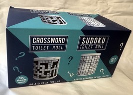 Novelty Gag Gift Crossword and Sudoku Toilet Paper Roll by Fizz Creations - $185.07 MXN